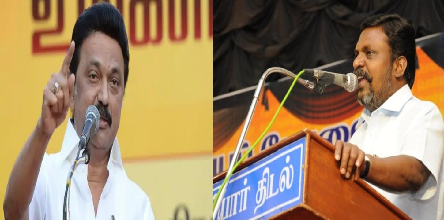 thirumavalavan, mk stalin