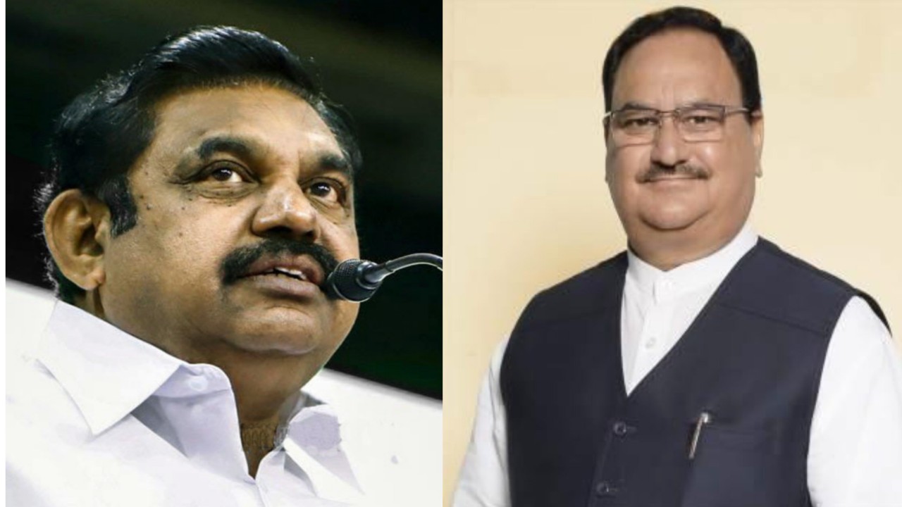 Edappadi palanisamy, jp nadda