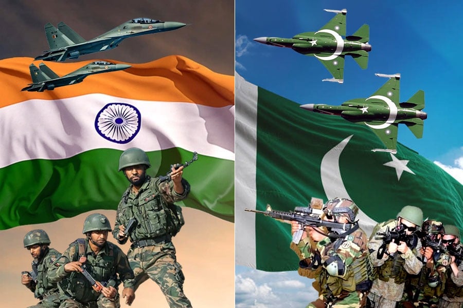 indian pakistan militry