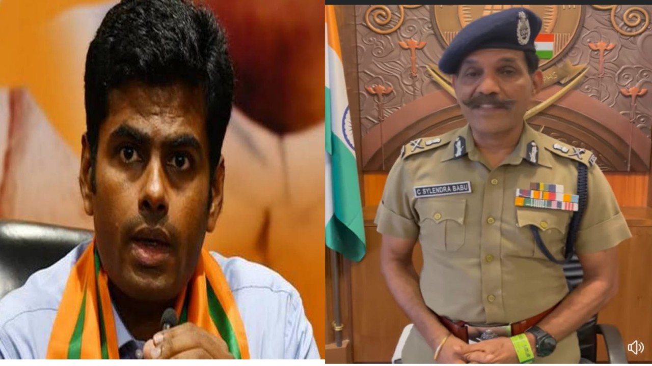 annamalai and DGP Silenthrababu