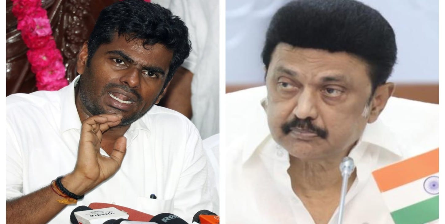 mk stalin, annamalai