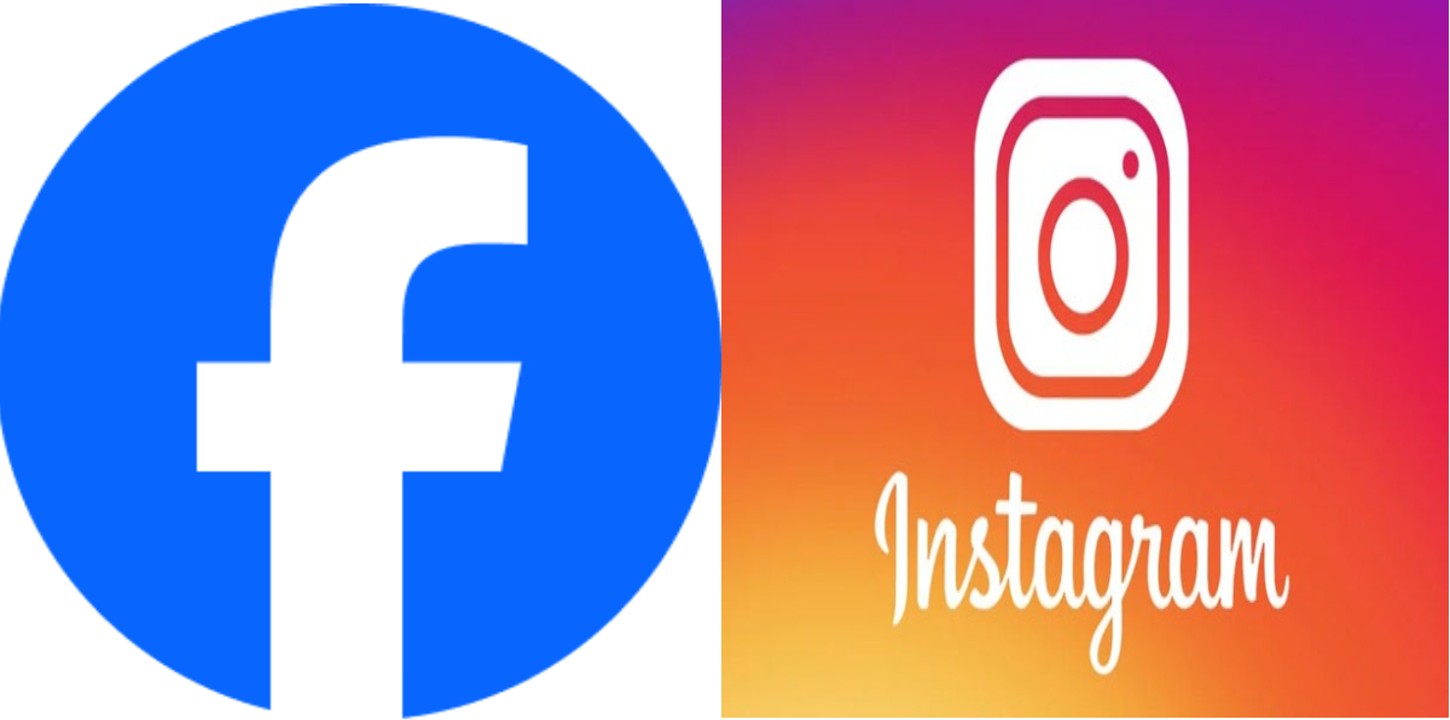 instagram, facebook