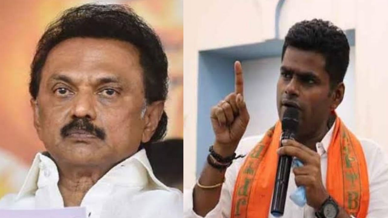 Annamalai and MK Stalin