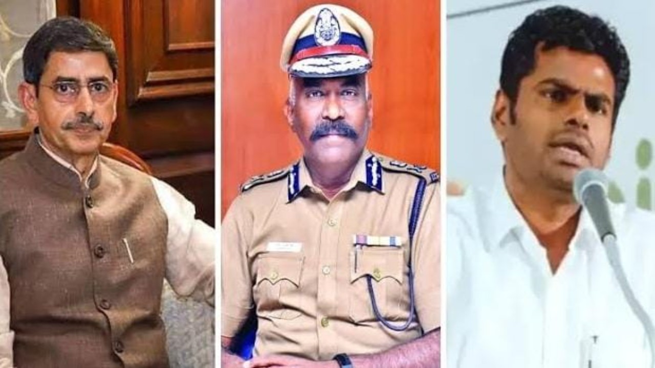 Rn ravi, annamalai, dgp