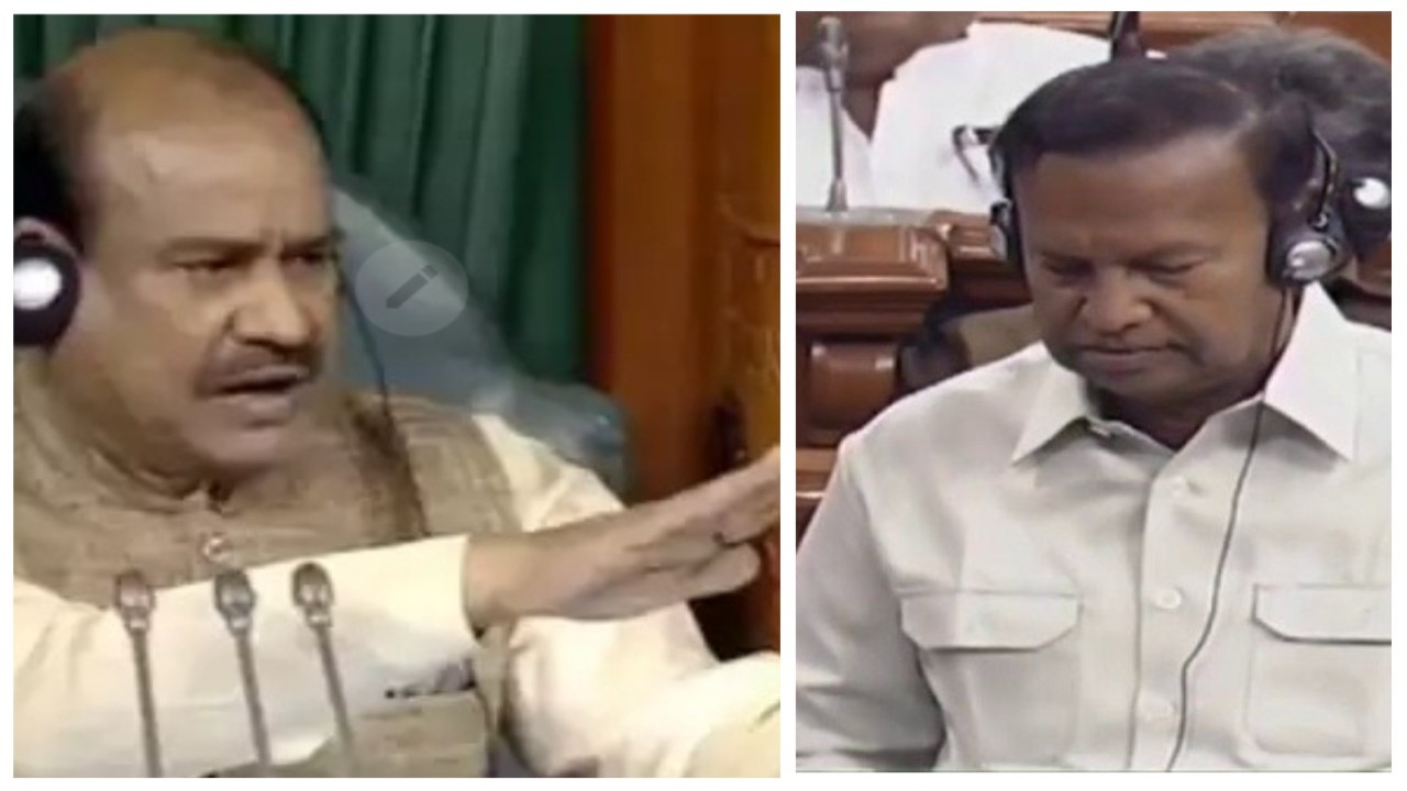 om birla and DMK MPs