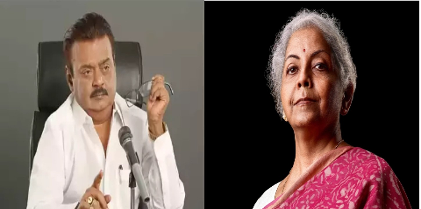 vijayakanth, nirmala sitharaman