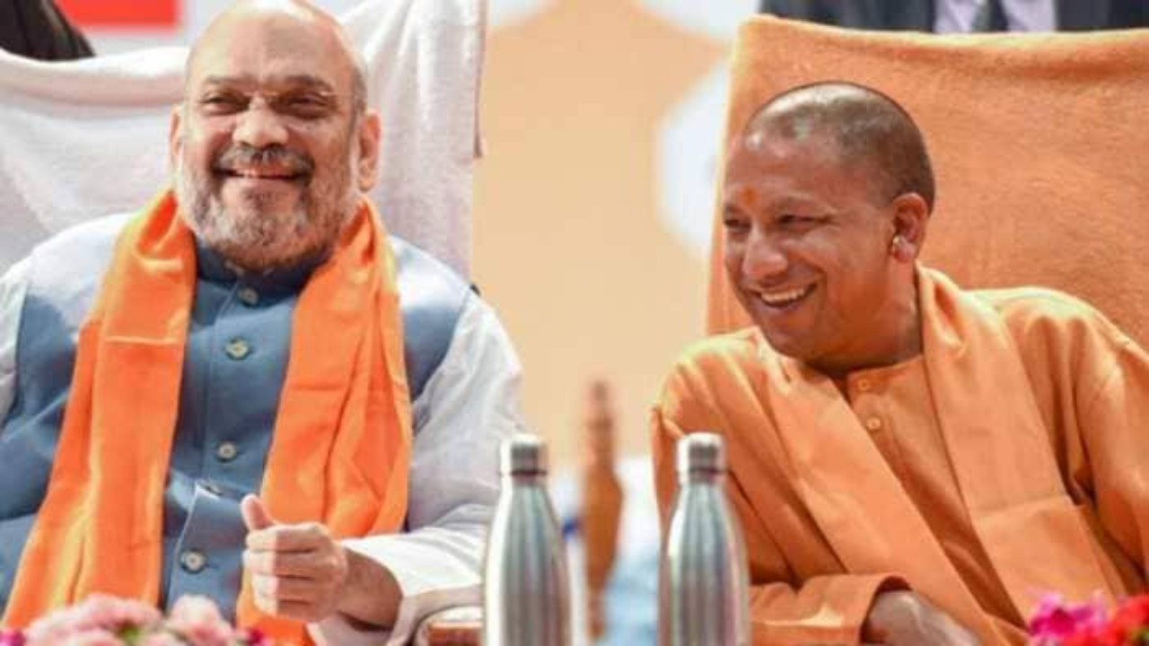 Amitsha and yogi adityanath