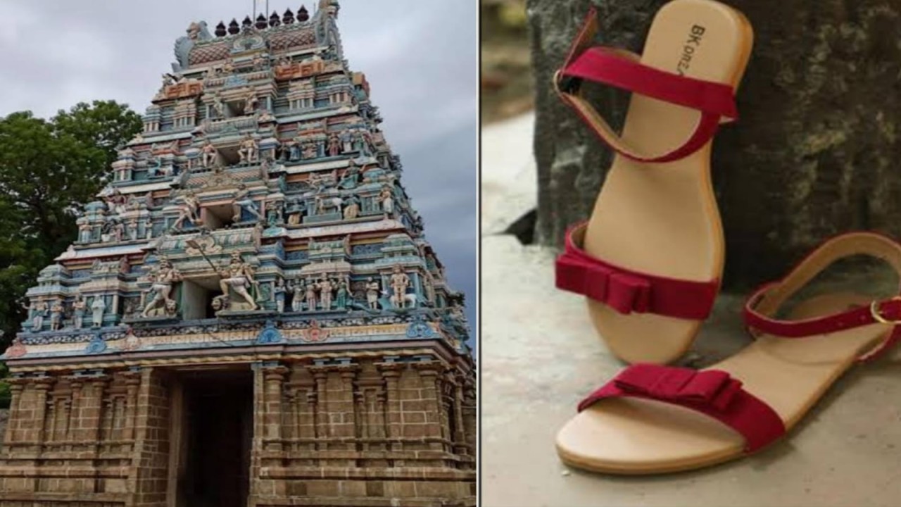 temple and shoes