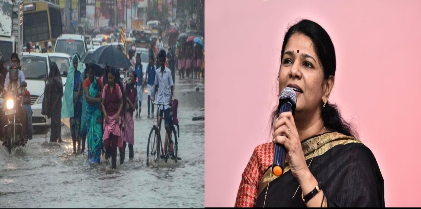 kanimozhi, thoothukudi rain issue