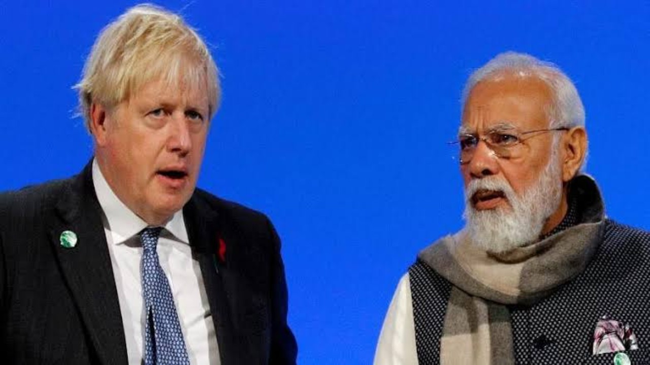 boris johnson and modi