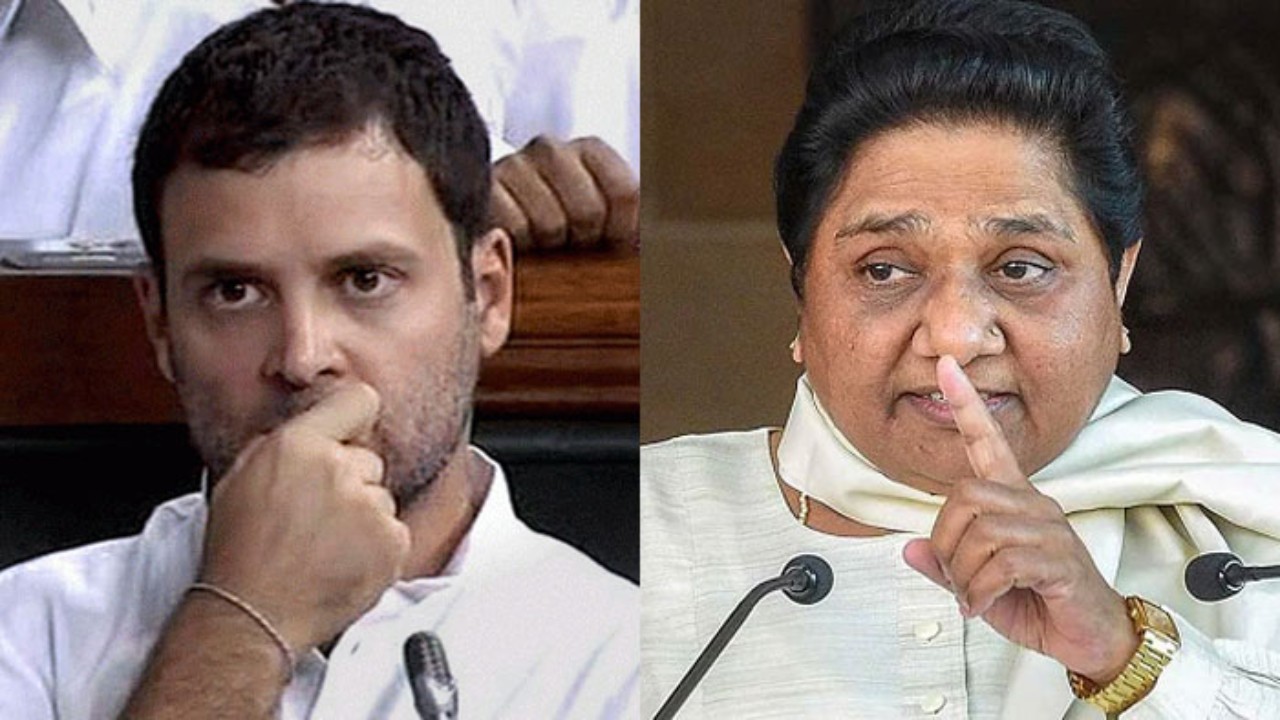 rahul ghandhi and mayawati