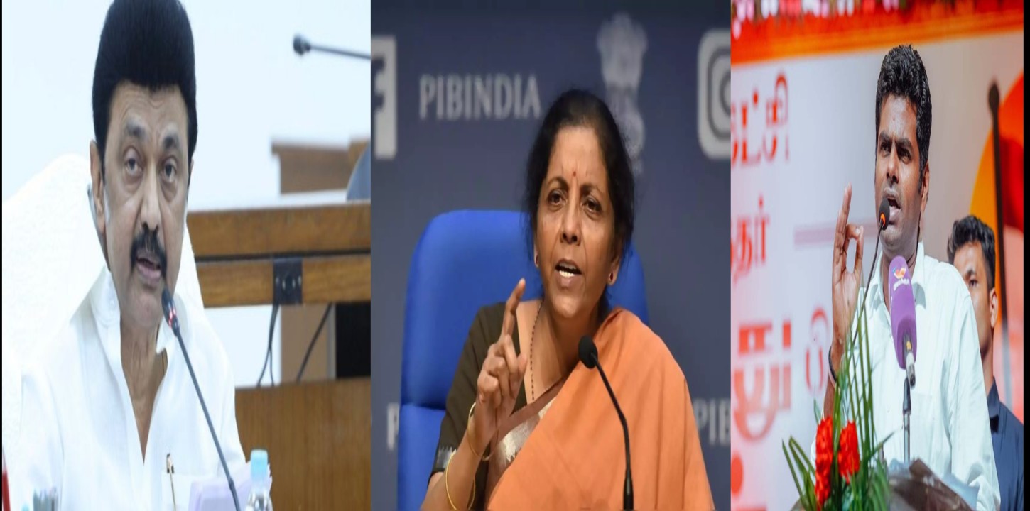 mk stalin, nirmala sitharaman, annamalai